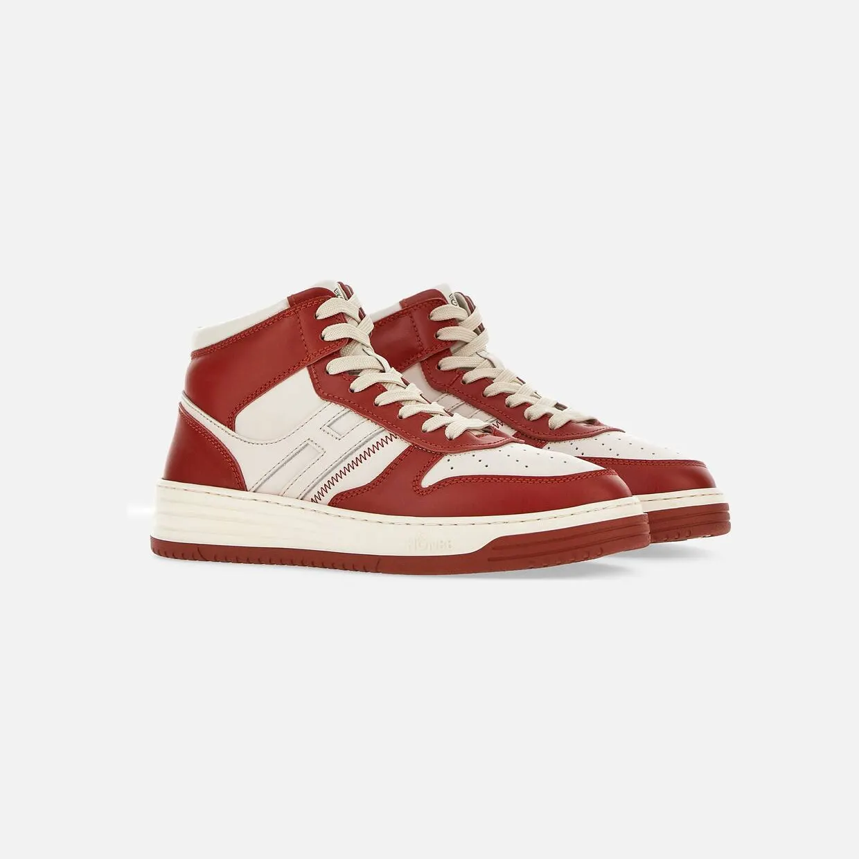 Sneakers Hogan H630 High Top White Red (HXM6300EU40R37958X)