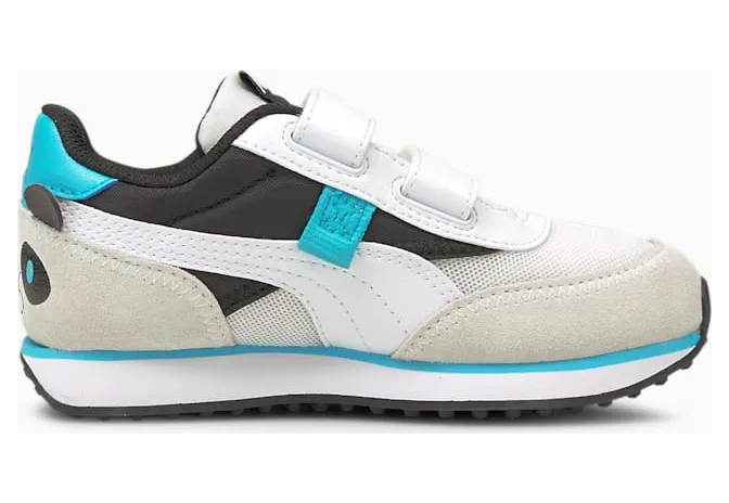 Puma Future Rider Animals V kinderen Wit/Zwart (368741-02)