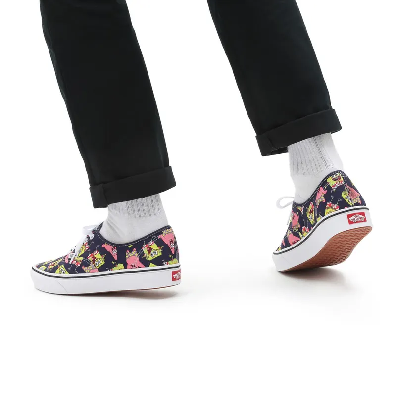 VANS Vans X Spongebob Comfycush Authentic Shoes Black (VN0A3WM7YZ1)