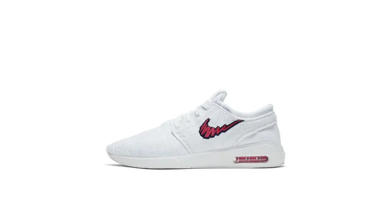 Nike SB Air Max Janoski 2 White White/Midnight Navy-Watermelon (AQ7477-104)