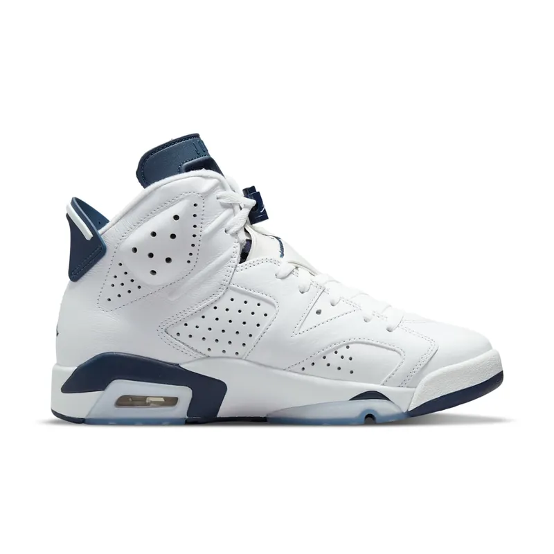 Jordan 6 Retro Midnight Navy (2022) – “White / Midnight Navy” (CT8529-141)