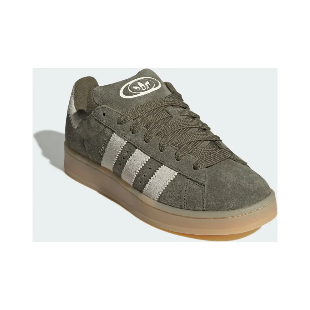 Adidas Campus 00s Medium Dark Khaki / Off White / Gum (JQ8355)