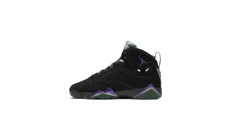 Jordan 7 Retro Ray Allen Bucks (GS) Black/Field Purple-Fir-Dark Steel Grey (304774-053)