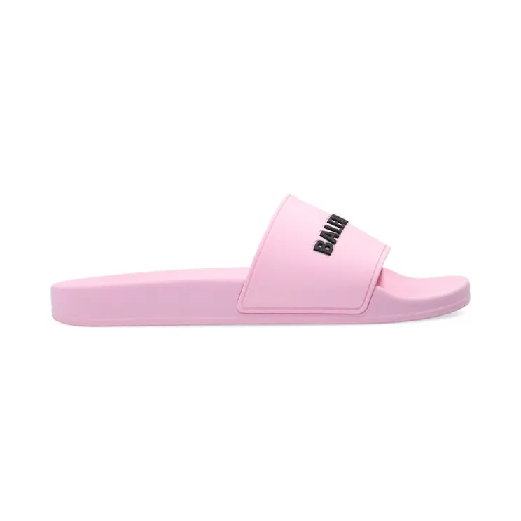 Balenciaga Pool Slides Pink Black (W) (565547W1S805878)