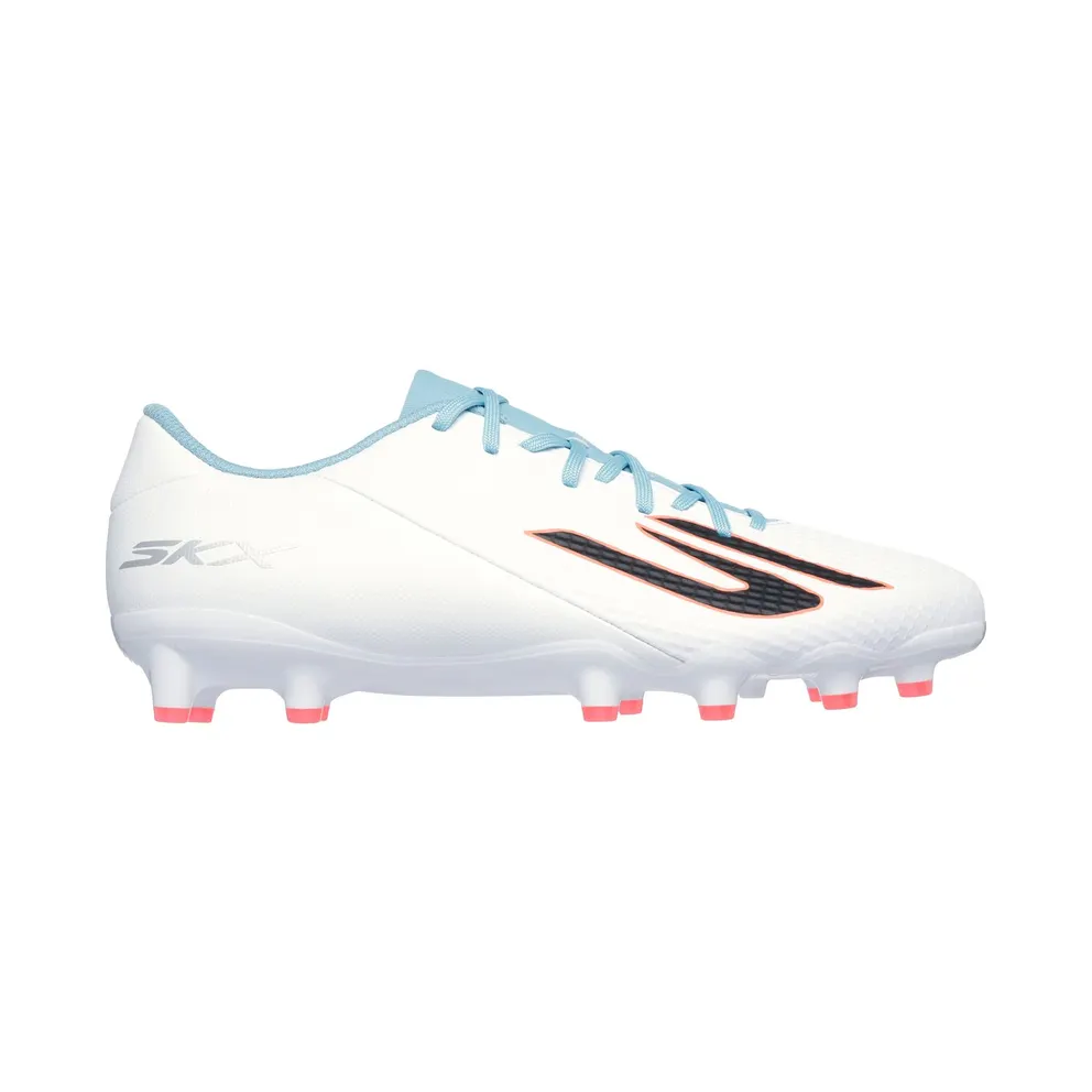 Skechers SKX_2 Academy AG Shoes CM White/Turkoois, Size 47.5 (252120WTQP)