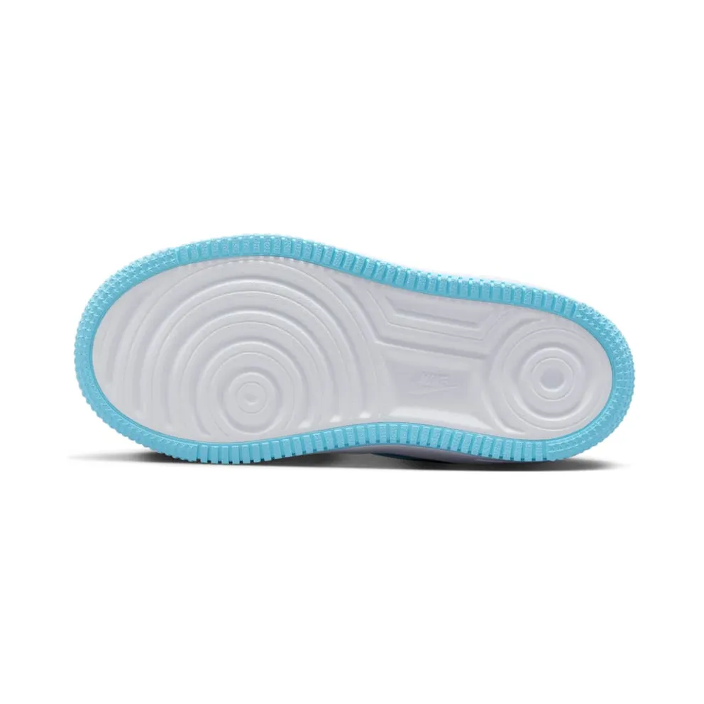 Nike Force 1 Low EasyOn White Aquarius Blue (FN0237-107)