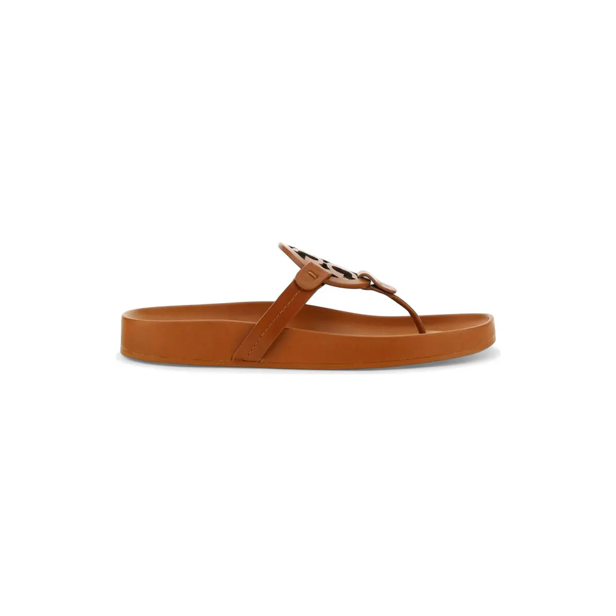 Tory Burch Miller Cloud Sandals Bourbon Miele Tan (81032-202)
