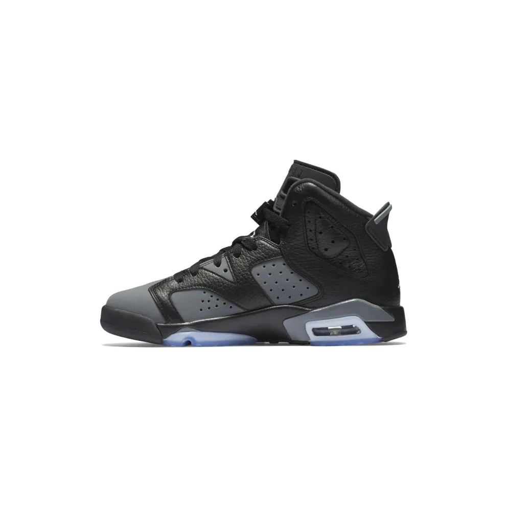 Jordan 6 Retro Cool Grey (GS) Black/Cool Grey-White (384665-010)
