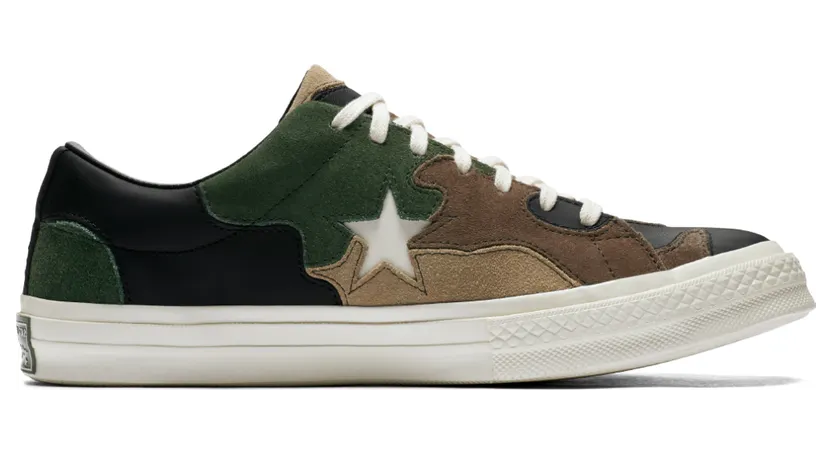 Converse nstuff x One Star ‘Camo’ Canteen/Black Forrest/White (161406C)