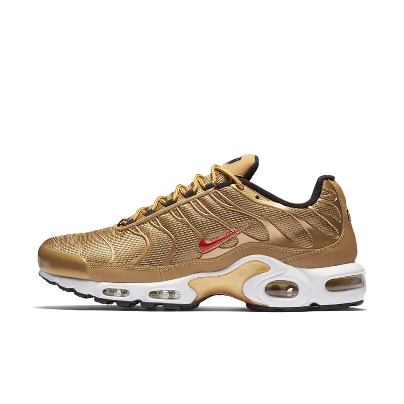 Nike Air Max Plus Metallic Gold Metallic Gold/Metallic Gold-University Red (903827-700)