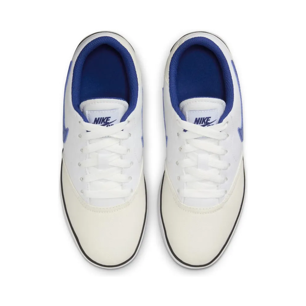 Nike SB Check Canvas White Summit White Black Deep Royal Blue (905373-102)