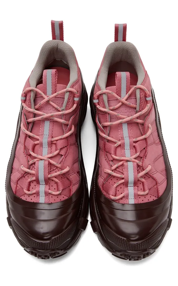 Burberry SSENSE Exclusive Pink Arthur Sneakers (8037251) (5)