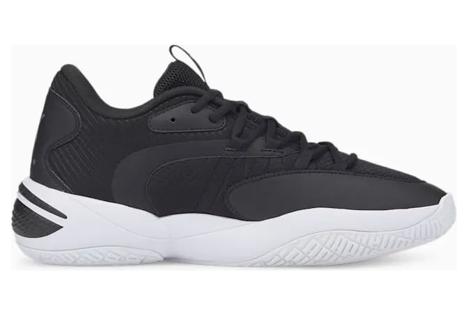Puma Court Rider 2.0 basketbalschoenen Wit/Zwart (376646-09)