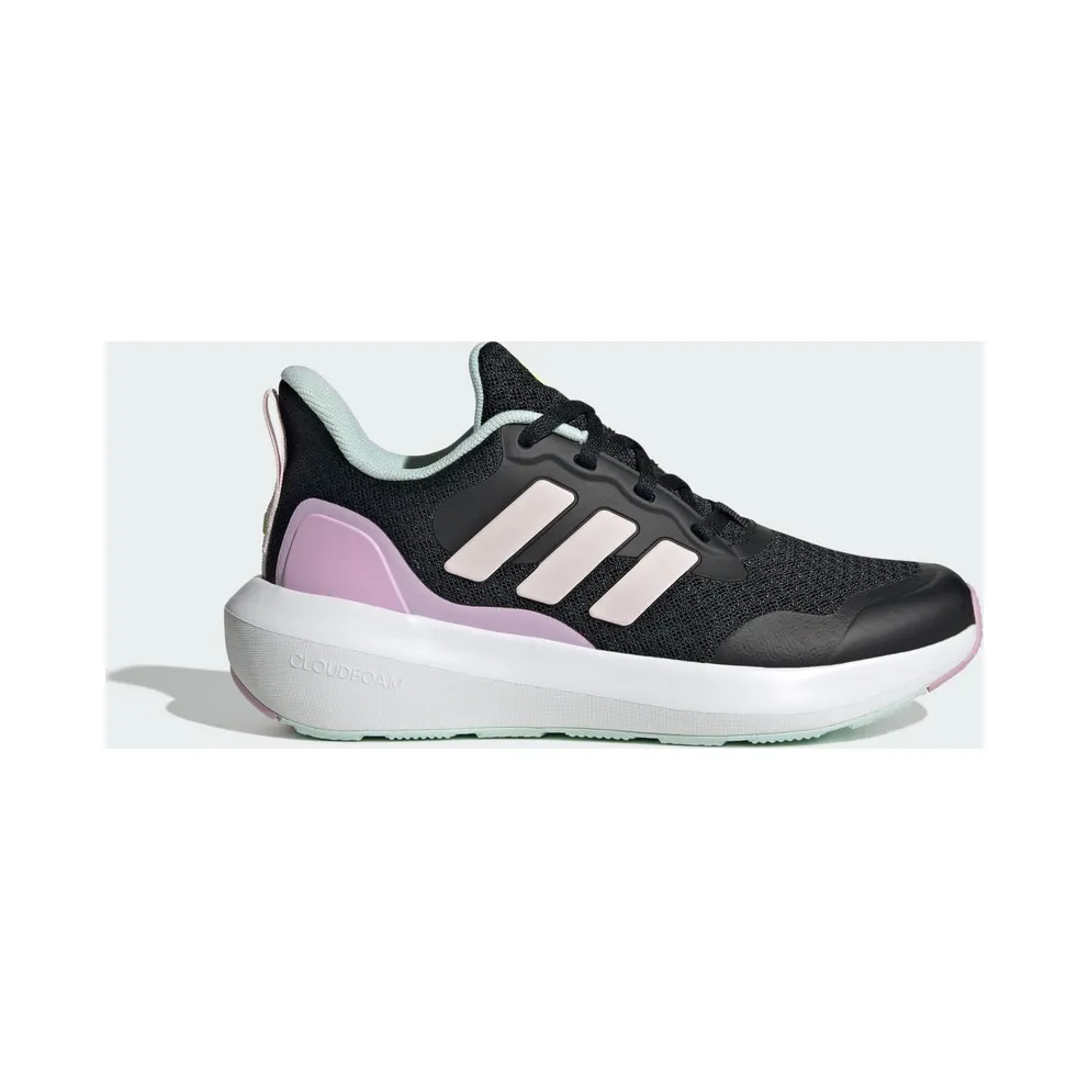 Adidas Fortarun 3.0 Kids Core Black / Clear Pink / Bliss Lilac (JI2180)