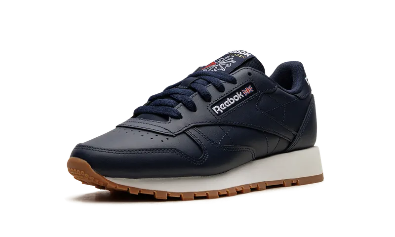 Reebok Classic Leather Shoes Vector Navy / Cloud White / Reebok Rubber Gum-03 (GY3600)