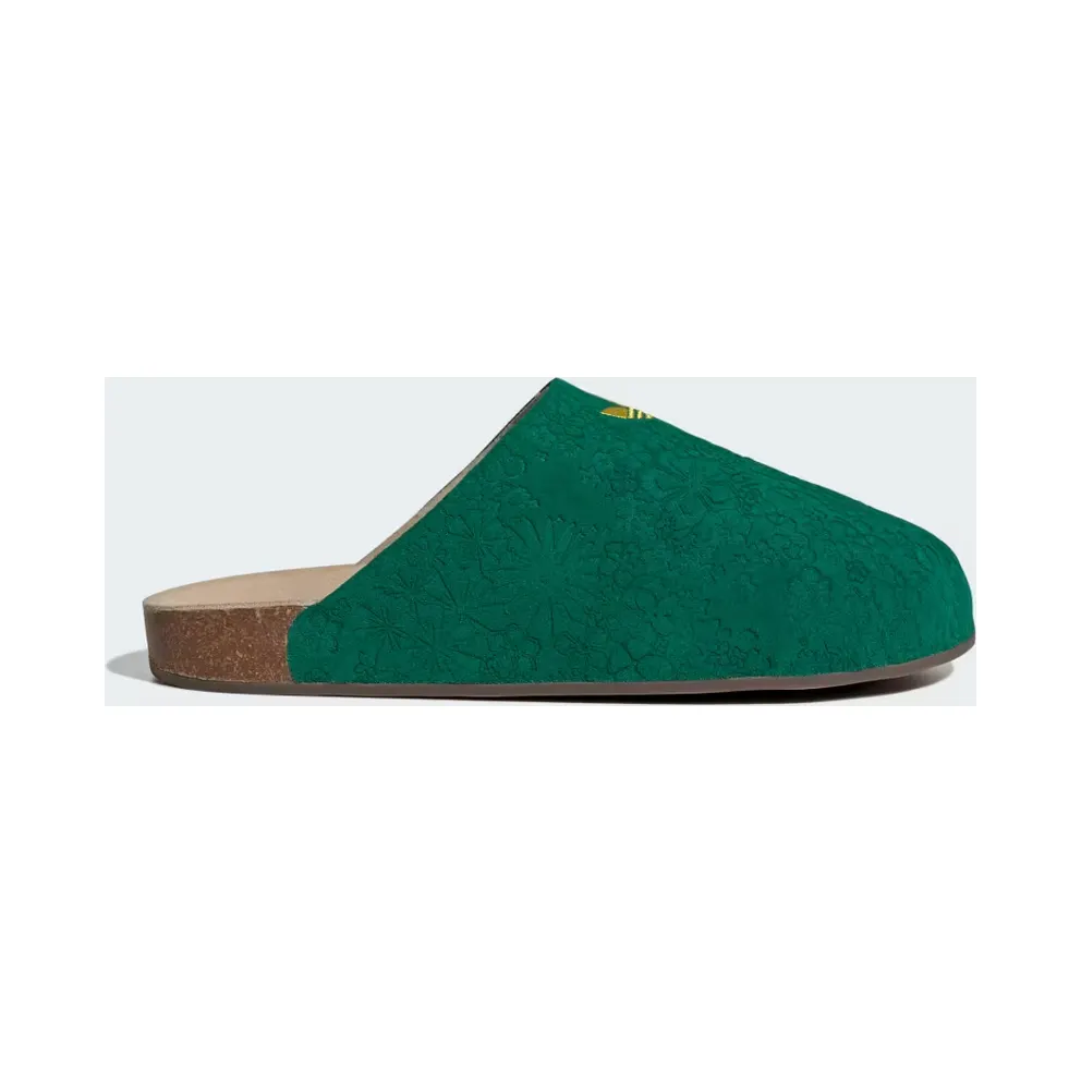 adidas Originals X Liberty London Adimule Slides “Bold Green / Eqt Yellow / Gum” (IH1931)