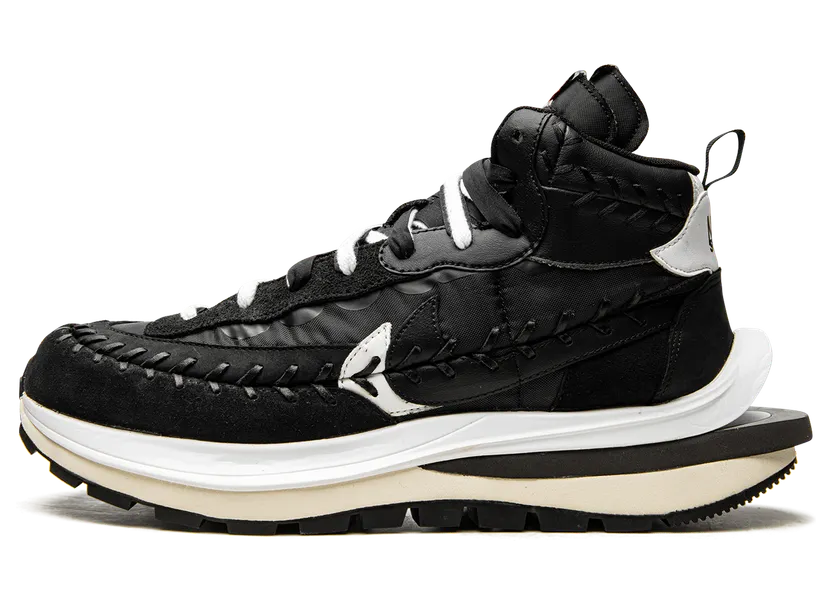 Nike x sacai Jean Paul Gaultier Vaporwaffle Black White (DH9186-001)
