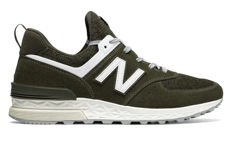 New Balance 574 Sport Green/White Green/White (MS574BM)