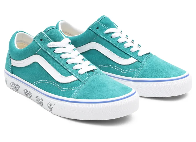 VANS Sidewall Print Old Skool Schoenen Blauw (VN0A3WKT4RT)