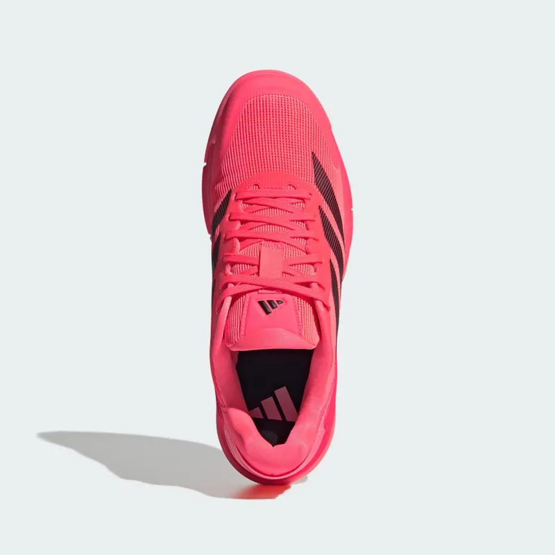 Adidas Crazyquick Padelschoenen Solar Turbo / Core Black / Lucid Red (KI3587)