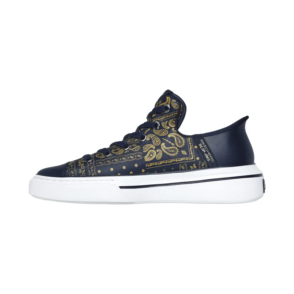 Skechers Premium Leather Slip-ins Snoop One – Double G – Marine (251017 NVY)