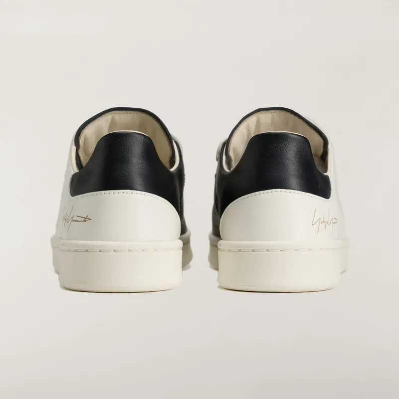 Adidas Y-3 DIAGONAL STAN SMITH Sports Shoes Off White / Off White / Black (KZ9072)