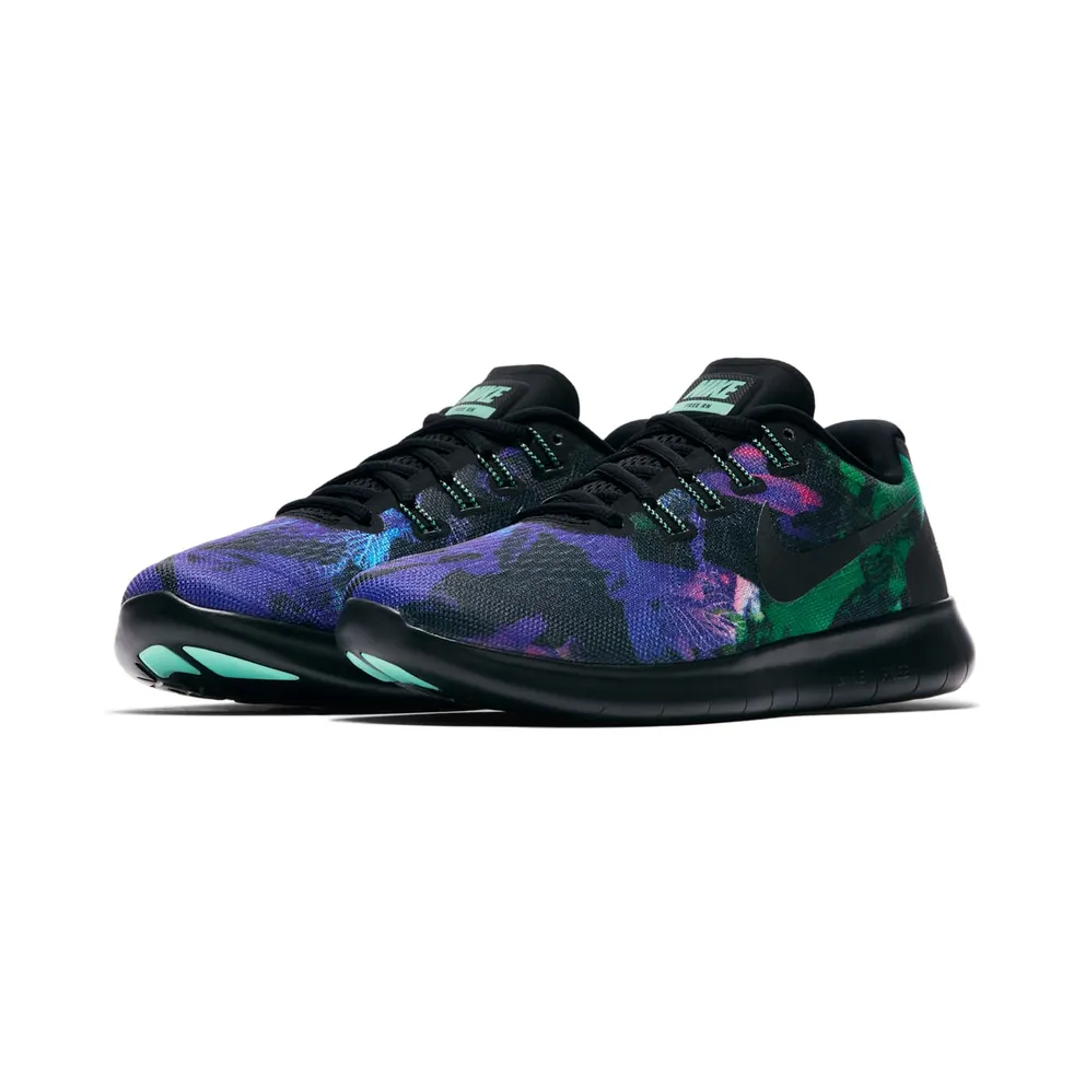 Nike Free Rn 2017 Solstice Black Green Glow (883295-001)