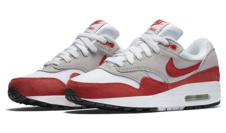 Nike Air Max 1 White University Red (555766-146)