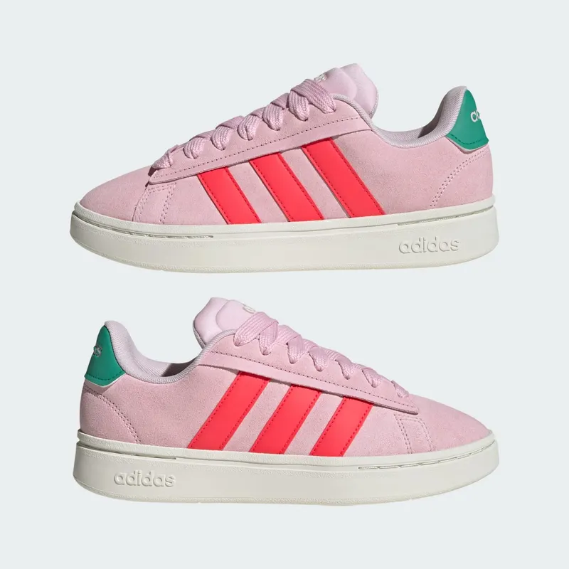 Adidas Grand Court Alpha Clear Pink / Lucid Red / Court Green (JI1717)