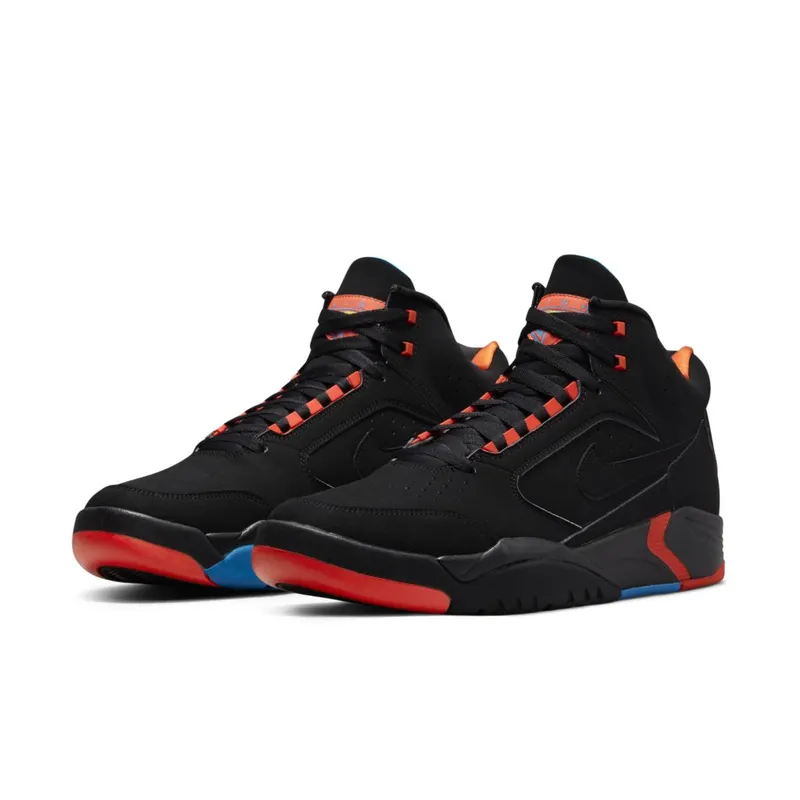 Nike Air Flight Lite II Mid Black Team Orange (DQ7687-001)