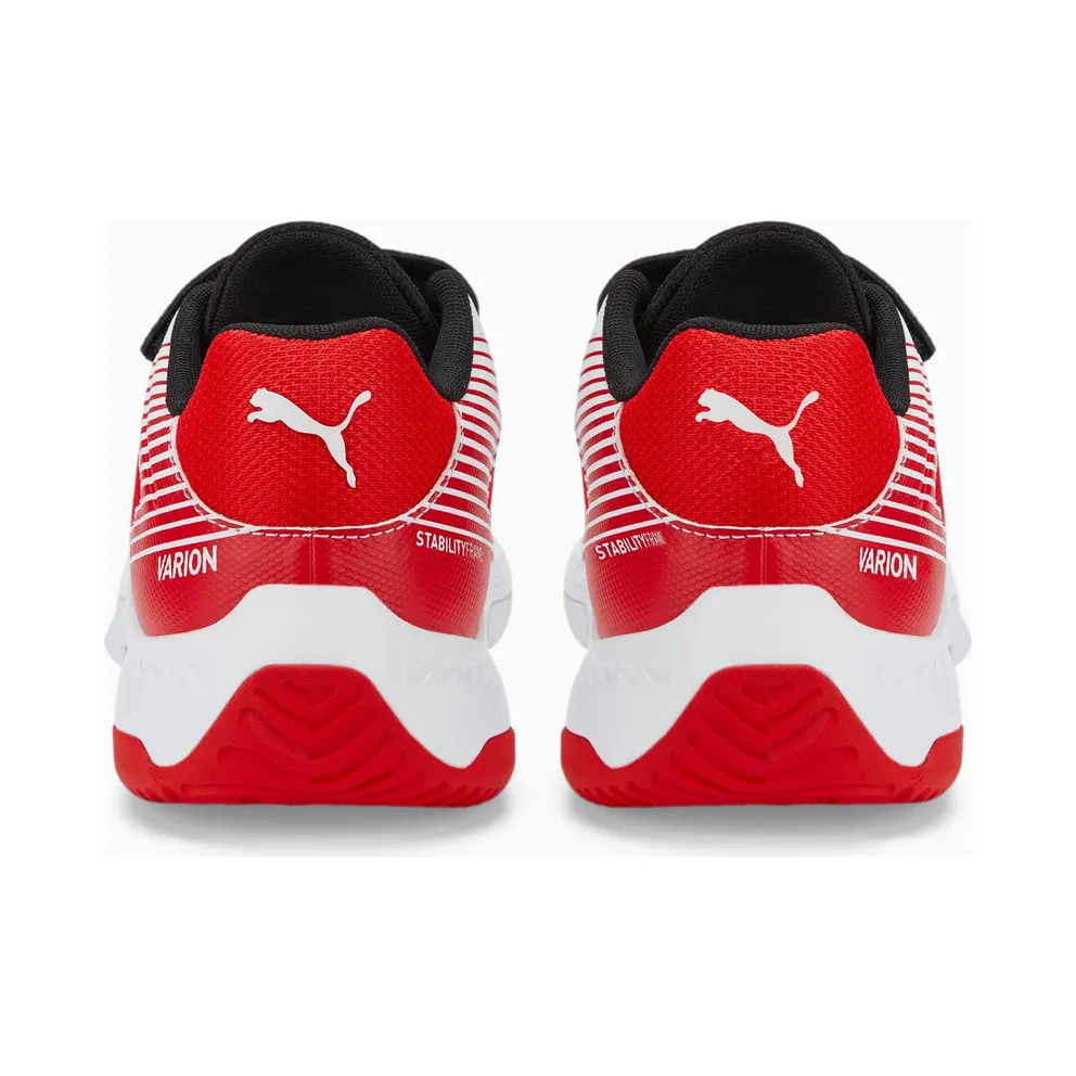 Puma Varion V Youth White/Black/Red (106586-07)