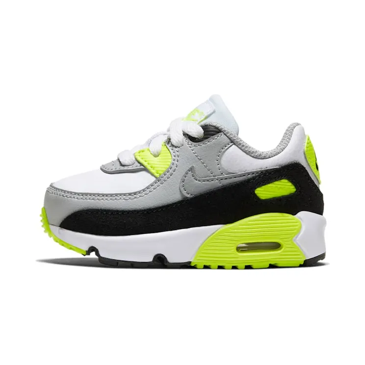Nike Air Max 90 TD ‘Volt’ “White / Light Smoke Grey / Volt / Particle Grey” (CD6868-101)
