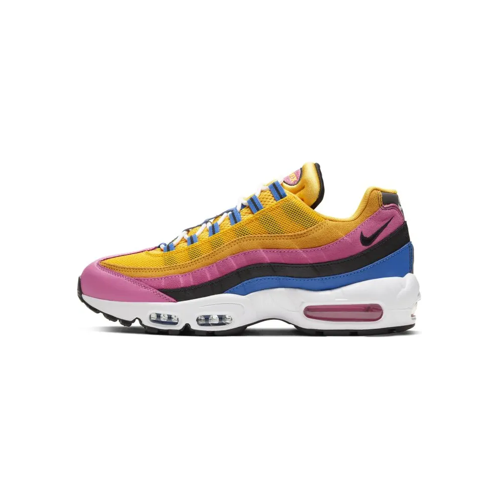 Nike Air Max 95 Multicolor Suede Yellow/Blue-Pink (CZ9170-700)