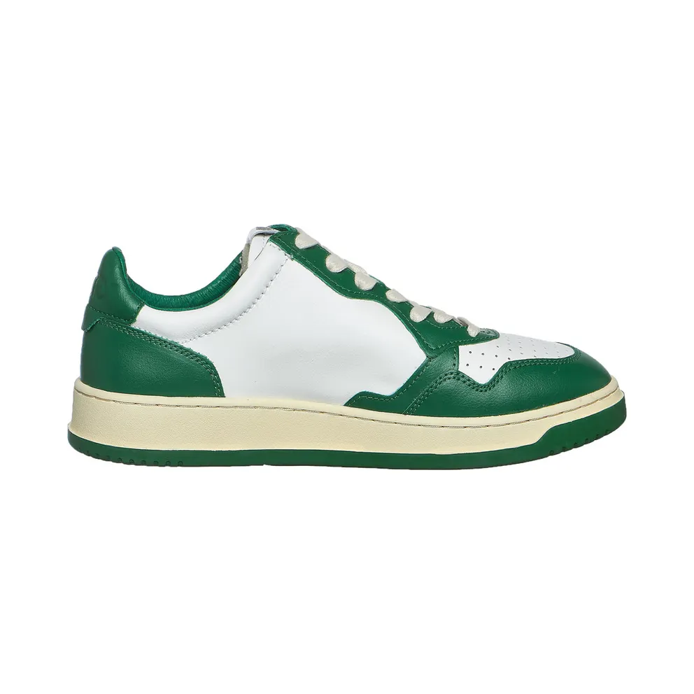 Autry Medalist Low White / Green (AULMWB03)
