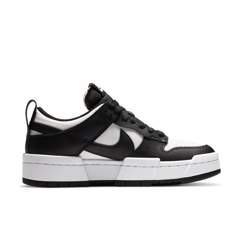 Nike Dunk Low Disrupt Black White (W) Summit White/Black-Summit White (CK6654-102)
