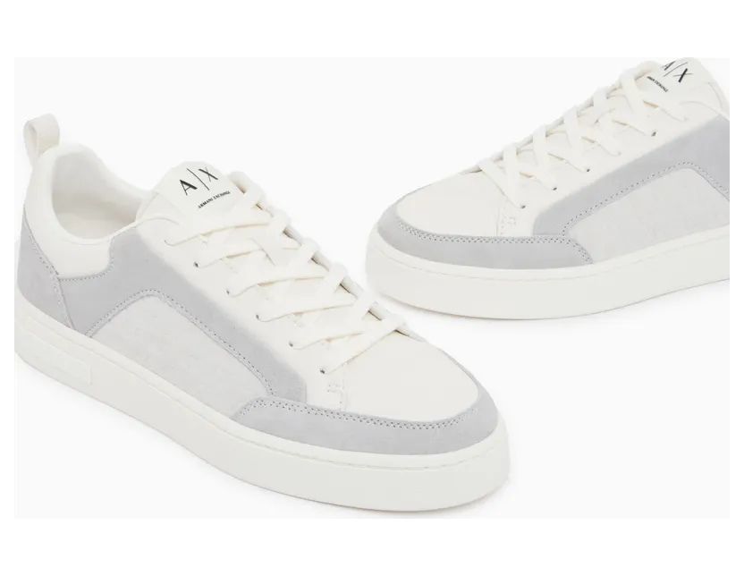 Armani Suede With All-Over Logo And Rubber Sole (XM003388-AF27475-U0003) (5)