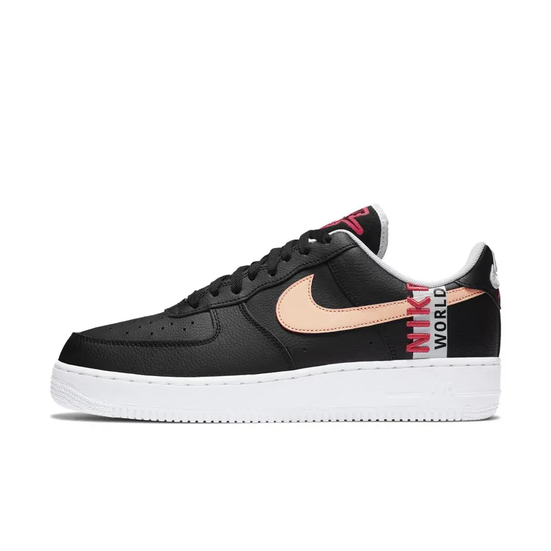 Nike Air Force AF 1 ‘Worldwide’ Black Crimson (2020) (CK6924-001)