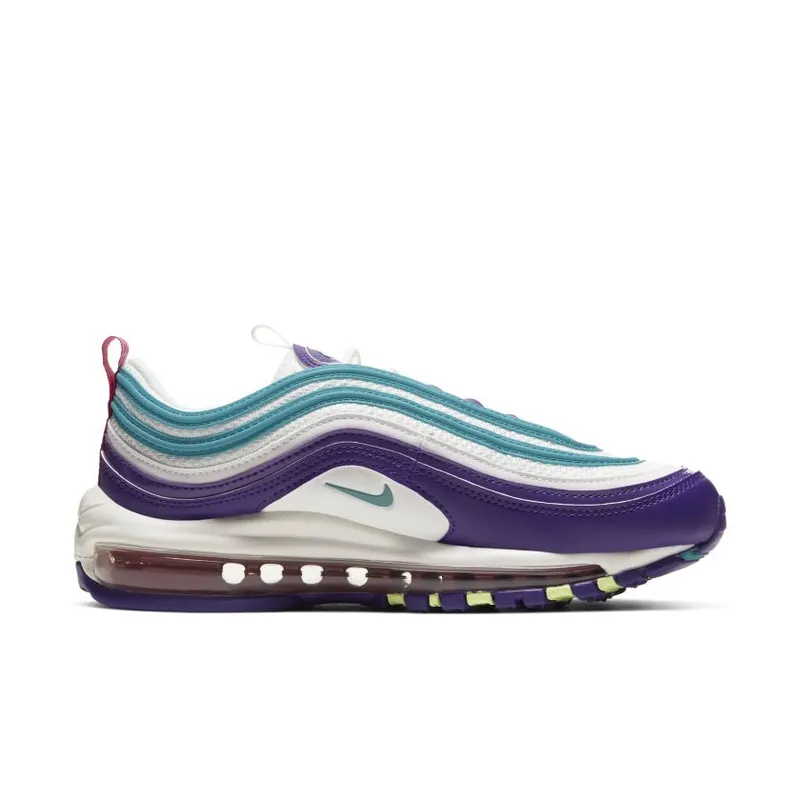 Nike Air Max 97 Easter 2020 (W) Summit White/Voltage Purple-Active Fuchsia-Bright Spruce (CI7388-101)