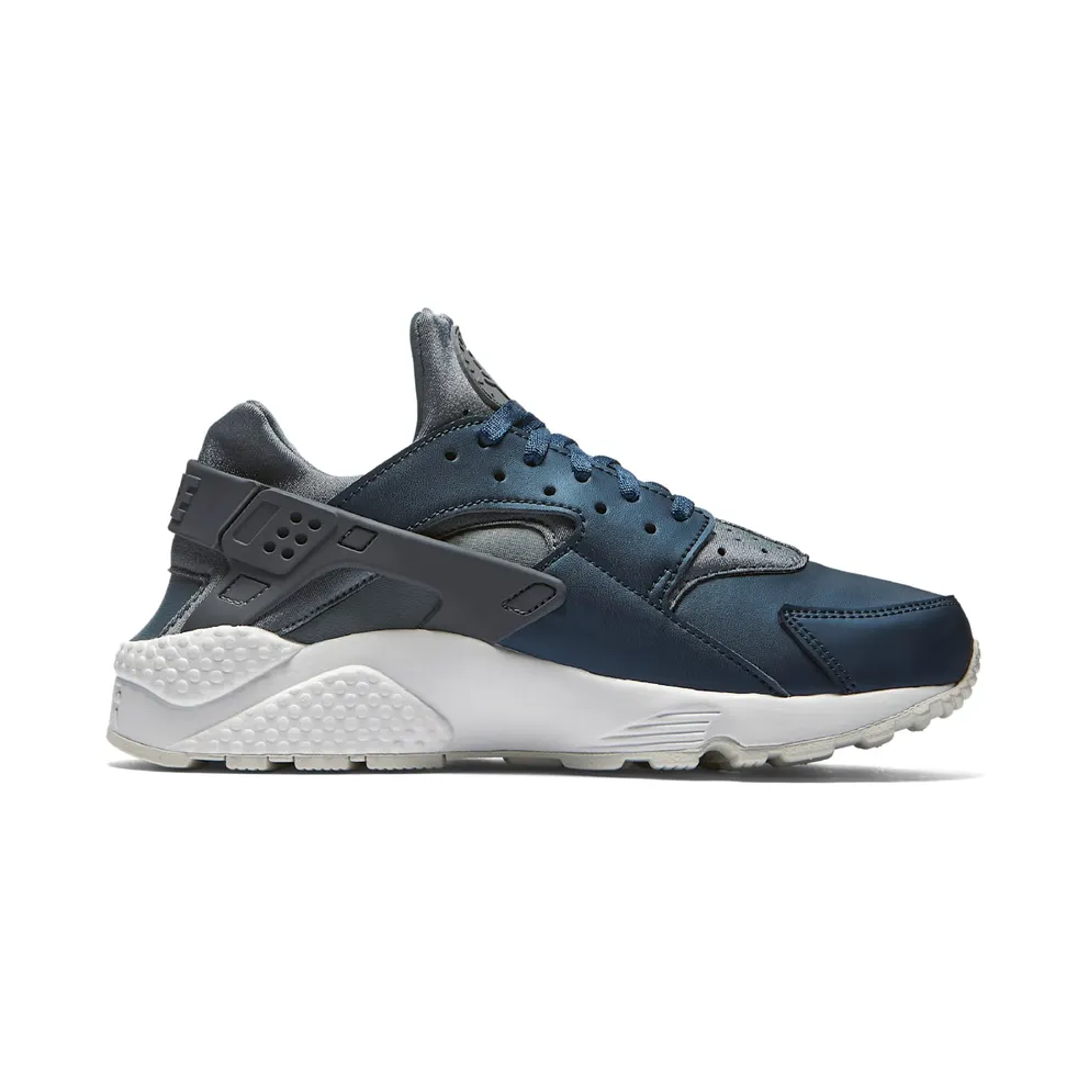 Nike Air Huarache Run Prm Txt Cool Grey Metallic Armory Navy (W) Cool Grey/Metallic Armory Navy (AA0523-001)