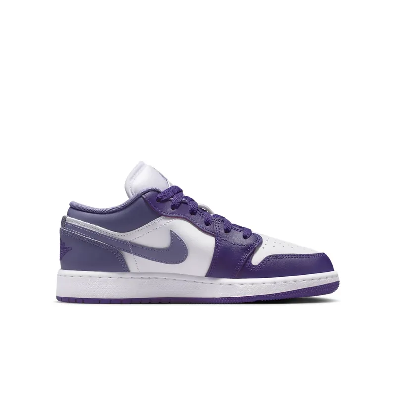 Air Jordan 1 Low GS “Purple / White” (553560-551)