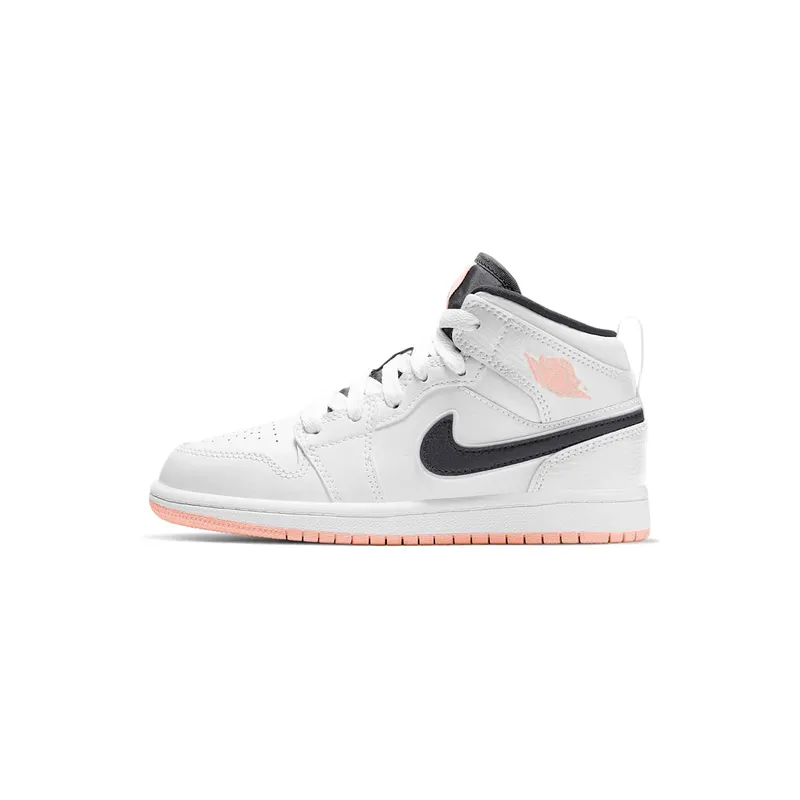 Jordan 1 Mid White Arctic Orange (640734-180)