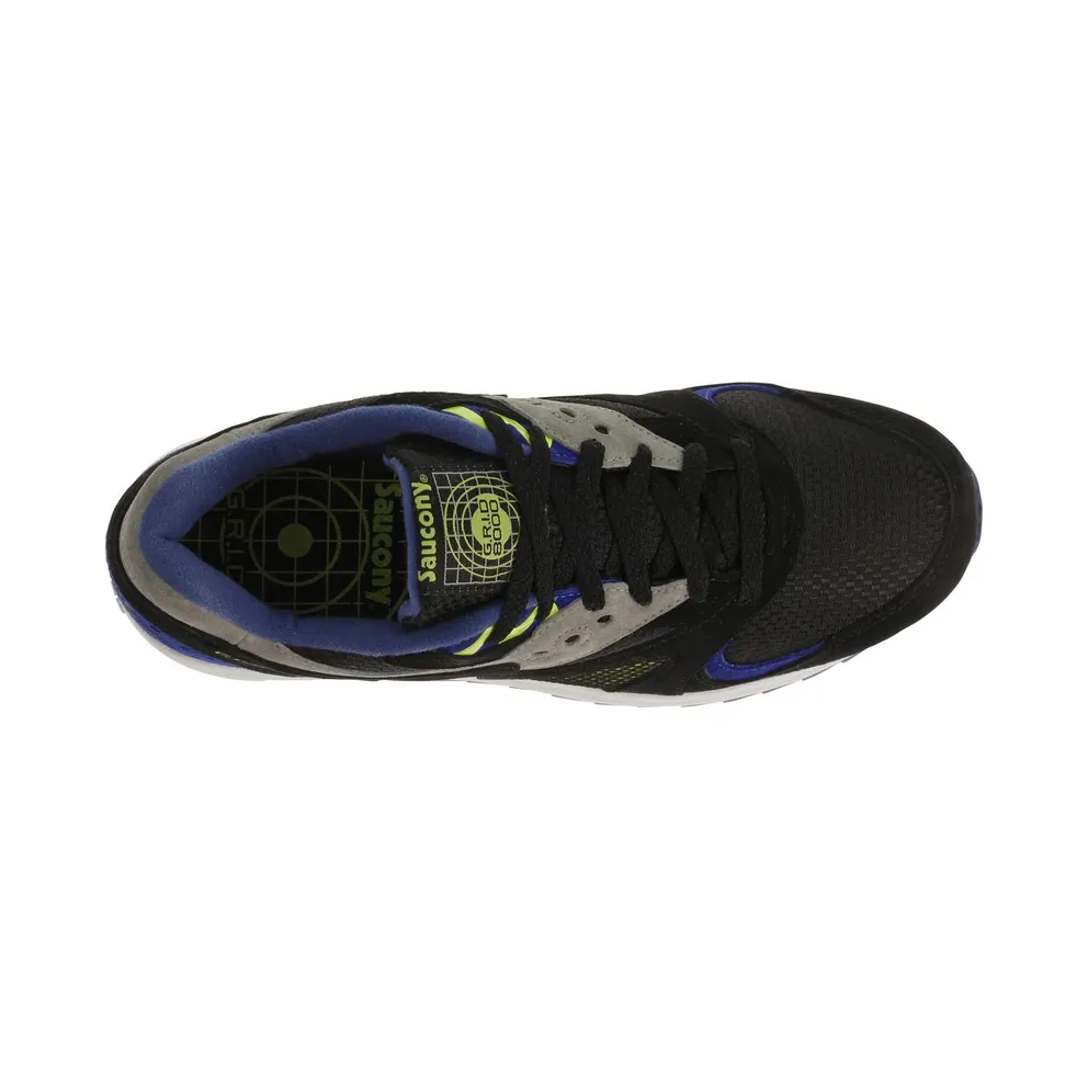 Saucony Grid 8000 Black Grey Purple Black/Grey-Purple (S70197-1)