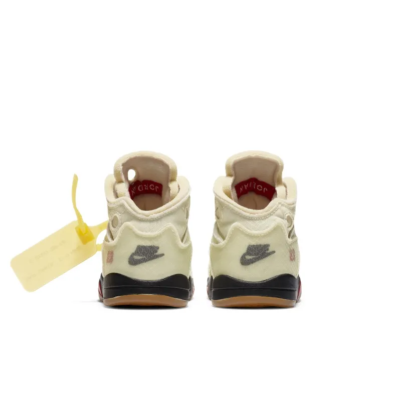 Air Jordan 5 Retro Off-White Sail (TD) (2020) (CV4828-100)