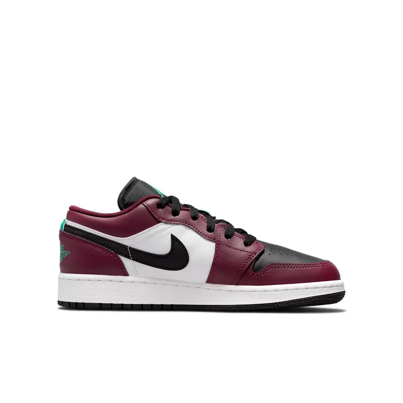 Air Jordan 1 Low SE Dark Beetroot Roma Green (GS) (DM0589-635)