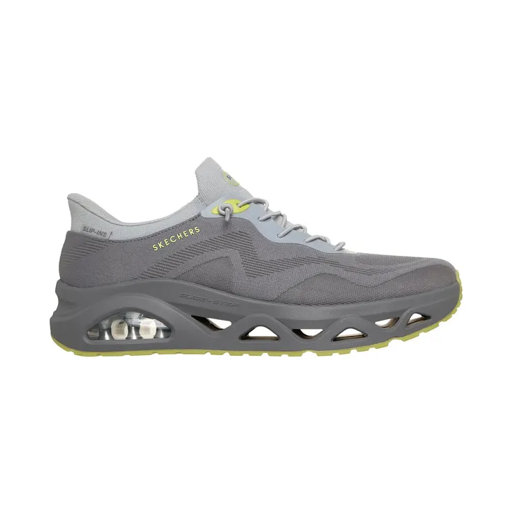 Skechers Slip-ins: Uno Glide-Step “Air Gliders Grey / Limoen” (183421GYLM)