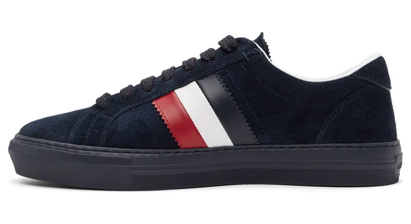 Moncler Navy Suede New Monaco Sneakers (4M714 – 40 – 01A96) (3)