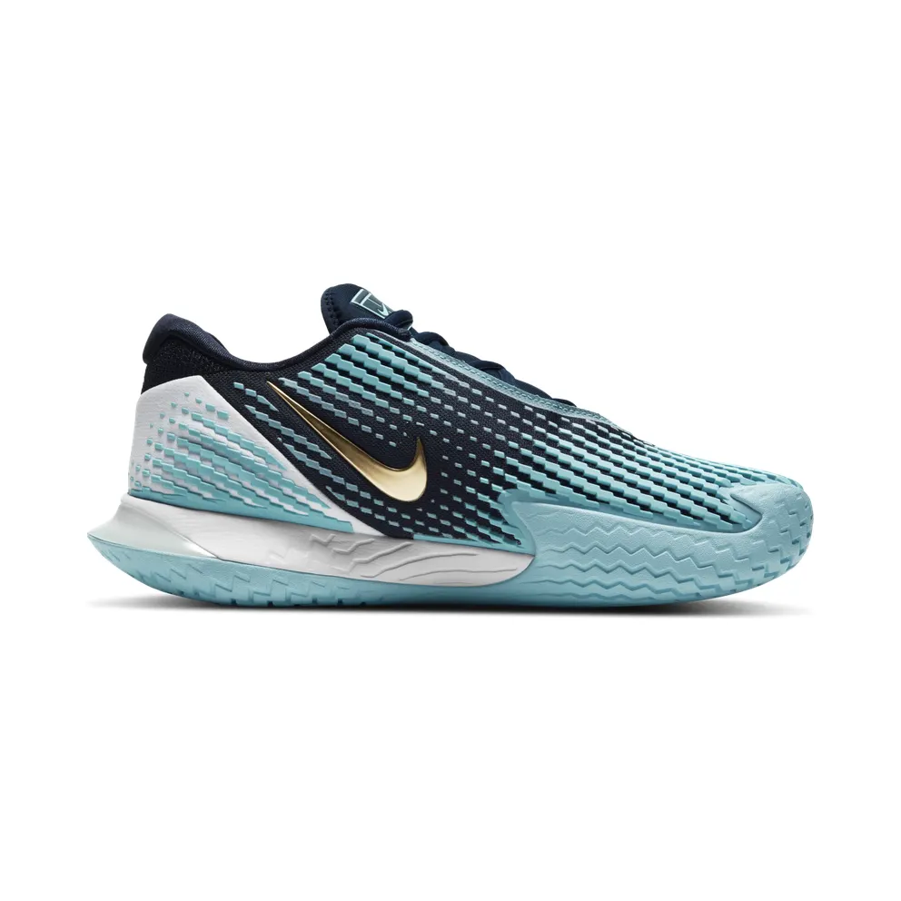 NikeCourt Air Zoom Vapor Cage 4 Hardcourt Blue “Obsidian / Copa / White / Metallic Gold” (CD0424-401)