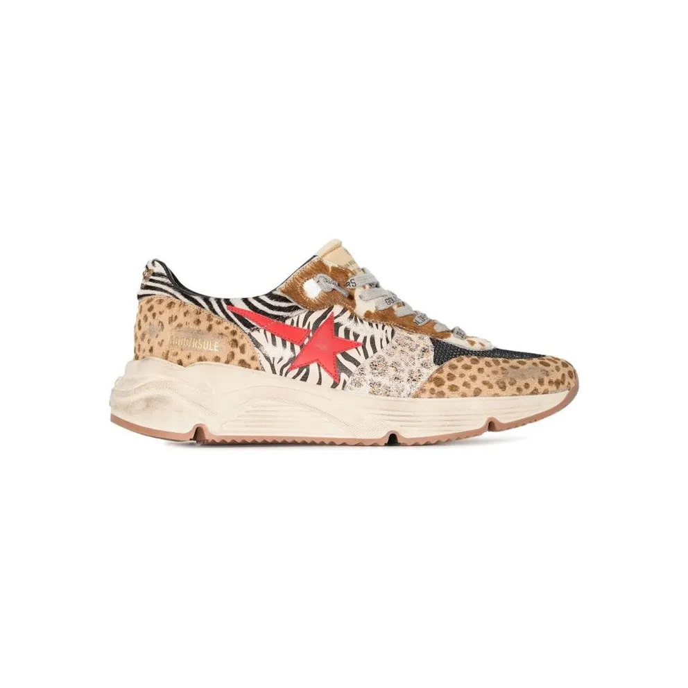 Golden Goose Running Sole Safari Print Multi (GMF00276F00256380100)
