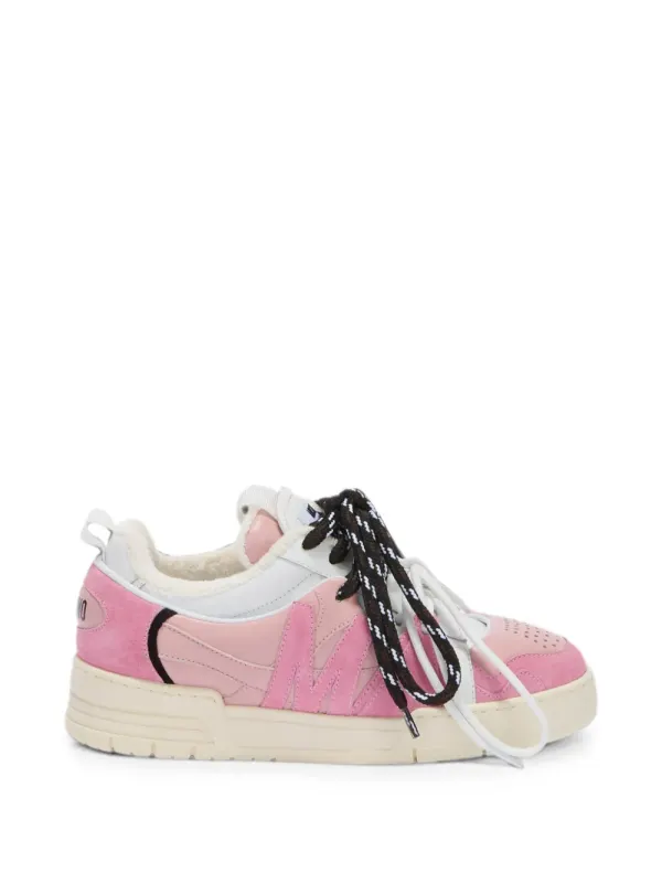 Moschino Sneakers mit Logo-Patch – Rosa (MA15304G1PMAB)