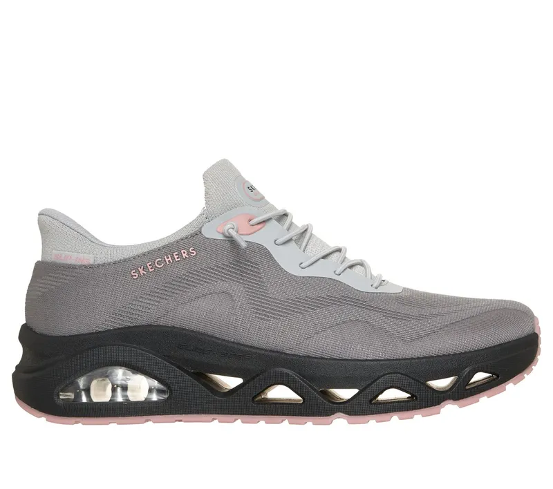 Skechers Slip-ins: UNO Glide-Step – Air Gliders Sneaker Houtskool/Pink